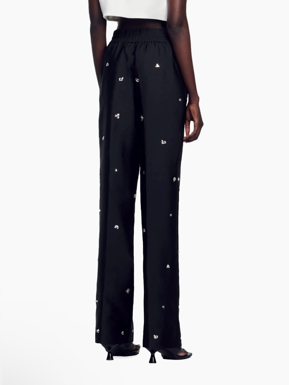 Sandro Rhinestone Pants - Picture 4 of 5